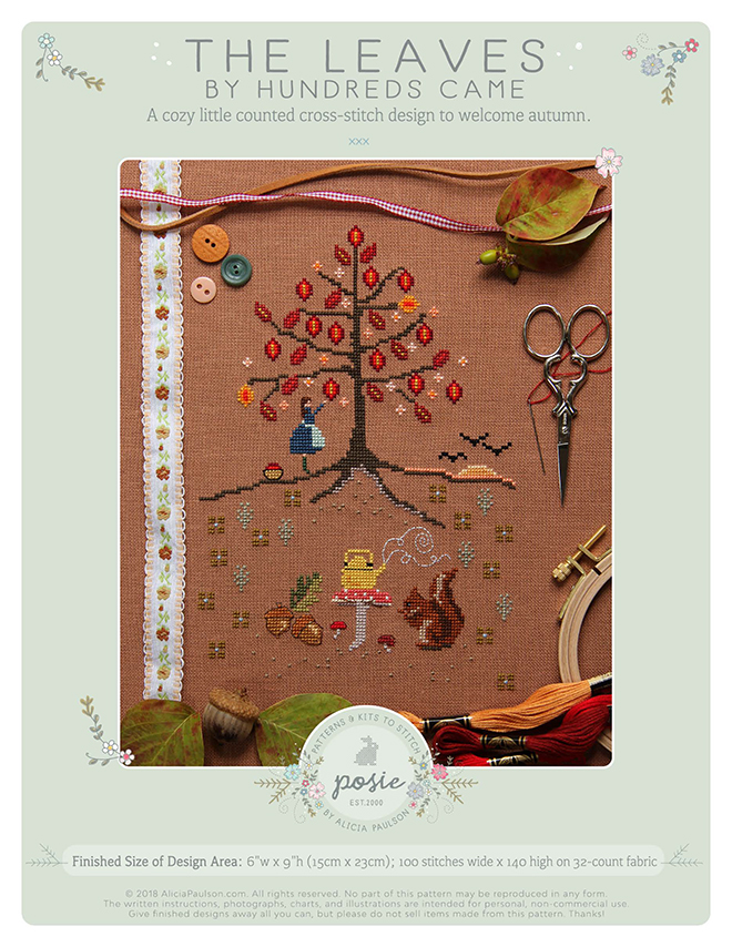 The Leaves By Hundreds Came Pattern Blog