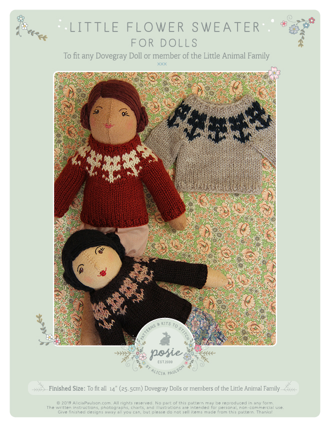 Little Flower Sweater Pattern Cover 2660 Little Flower Sweater Pattern Cover 2660