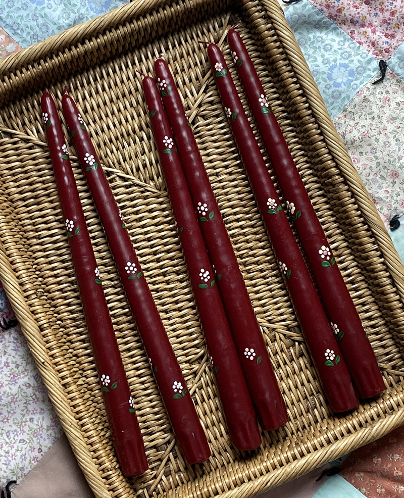 FlowersOnBurgundy